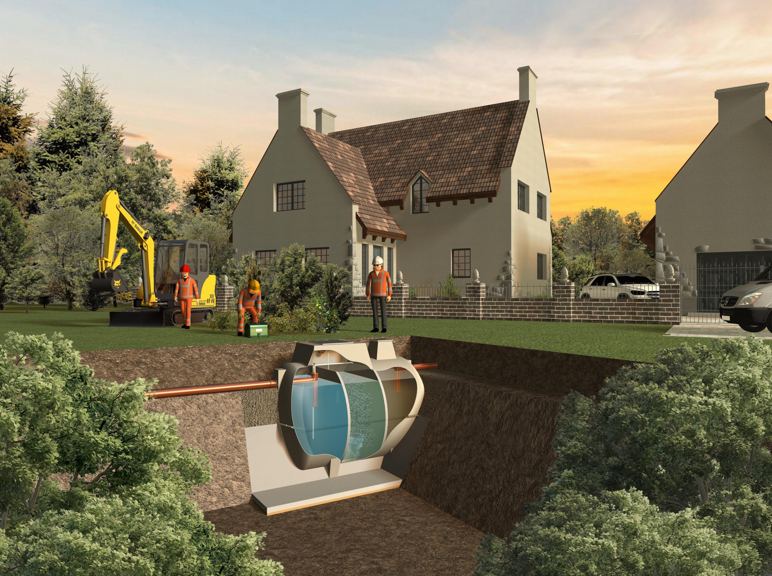 Marsh Ensign: Standard 10 person sewage treatment plant - Image 4