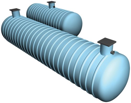Cesspools - Ø2.5m tanks - 50000 litres